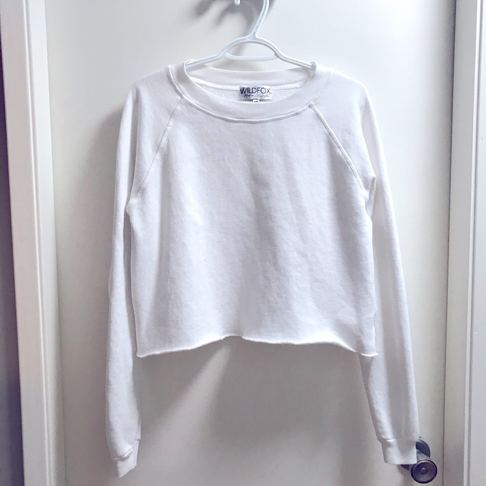 WILDFOX Cropped Baggy Beach Jumper (fits as small)